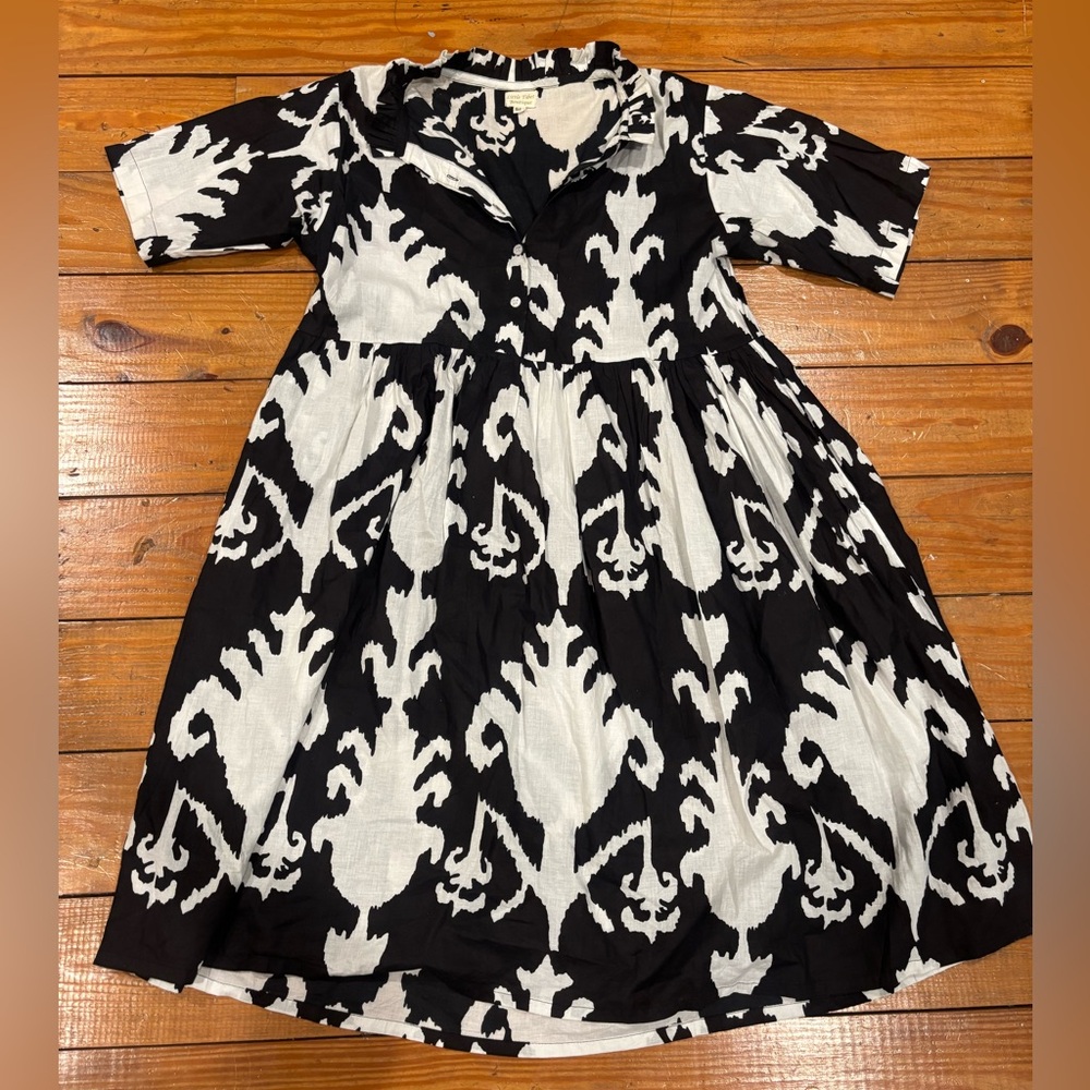 (980)*FLORAL FLOWY DRESS*